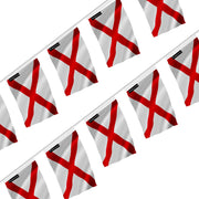 Guirlande drapeau alabama en polyester résistant à accrocher