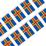 Guirlande Drapeau Åland en Polyester - Pixelforma 