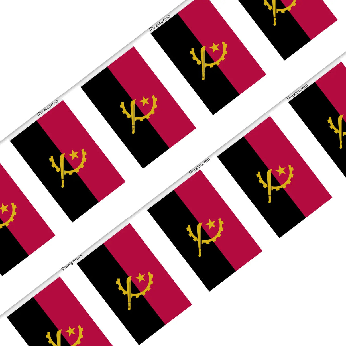 Guirlande drapeau angola - pixelforma