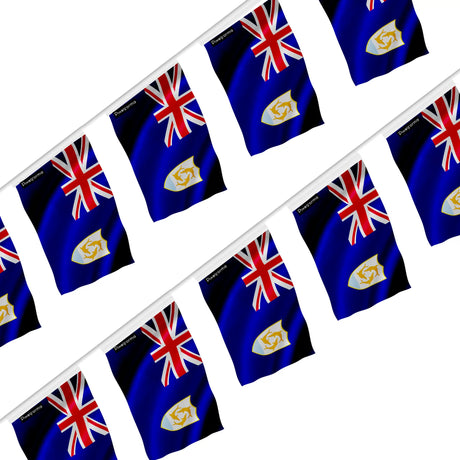 Guirlande drapeau anguilla polyester à accrocher événement