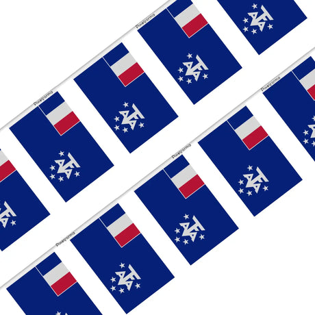 Guirlande Drapeau Antarctique française en Polyester - Pixelforma 