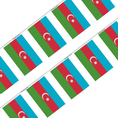 Guirlande Drapeau Azerbaïdjan en Polyester - Pixelforma 