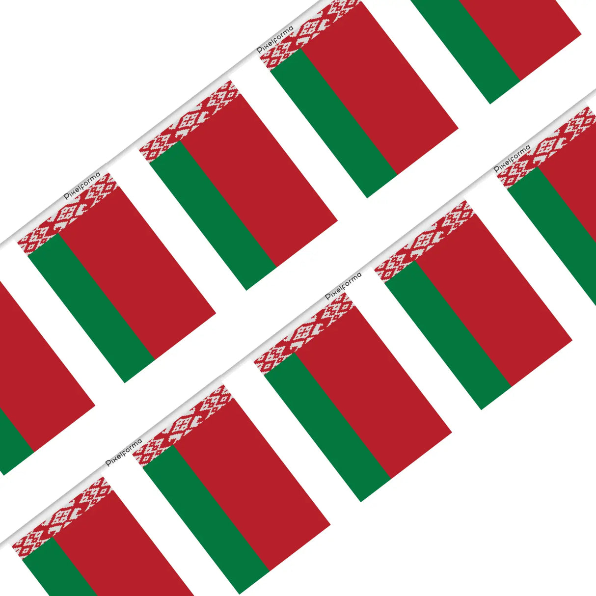 Guirlande drapeau biélorussie - pixelforma