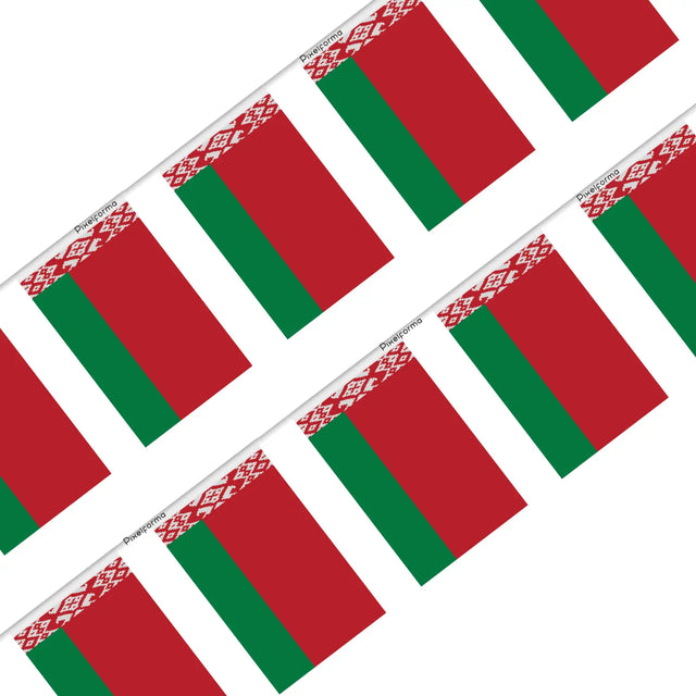 Guirlande drapeau biélorussie - pixelforma