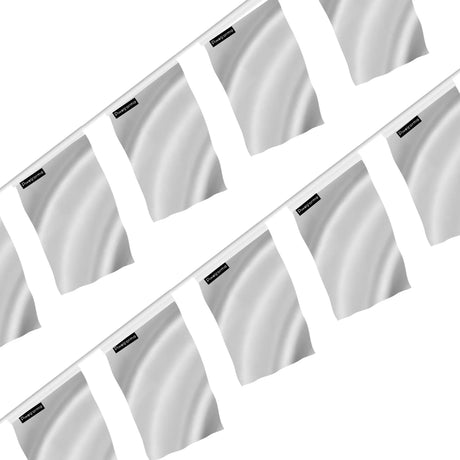 Guirlande drapeau blanc - pixelforma