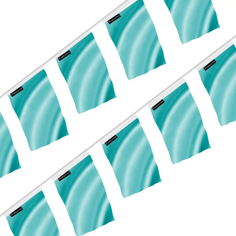Guirlande drapeau bleu turquoise clair - pixelforma