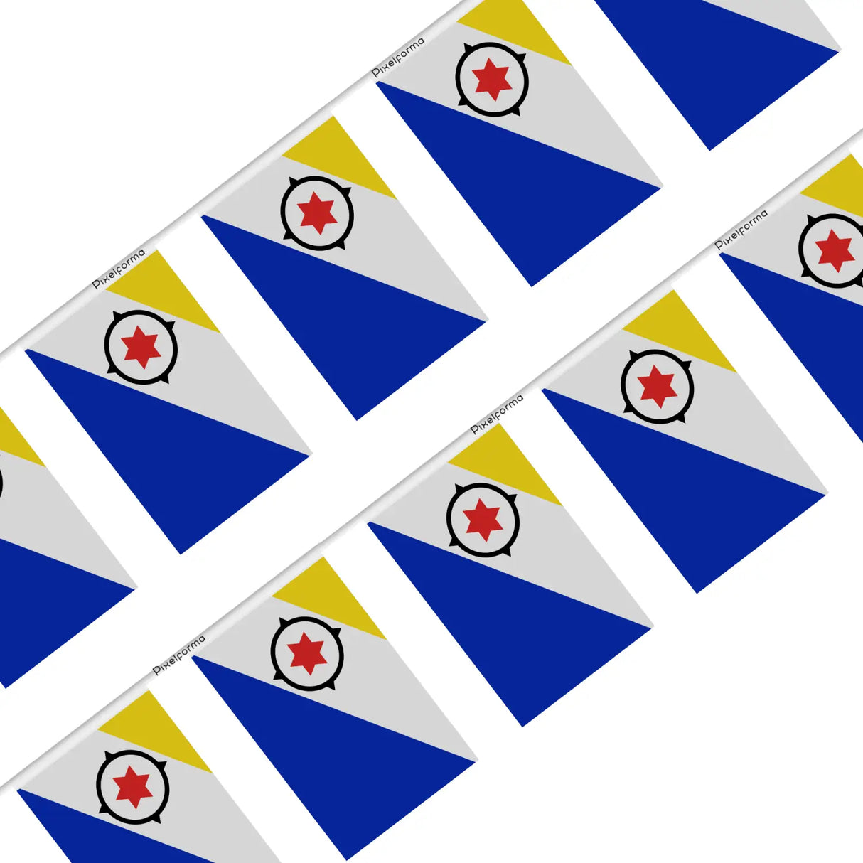 Guirlande drapeau bonaire en polyester - pixelforma