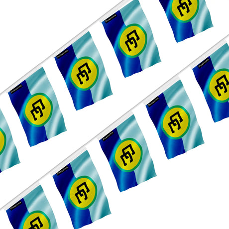 Guirlande drapeau communauté caribéenne - pixelforma