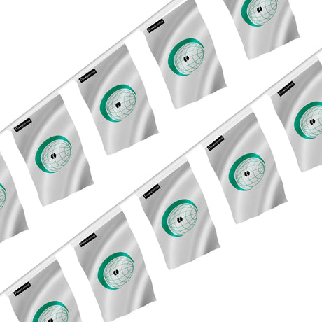 Guirlande drapeau coopération islamique polyester résistant