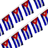 Guirlande drapeau cuba polyester à accrocher décoration