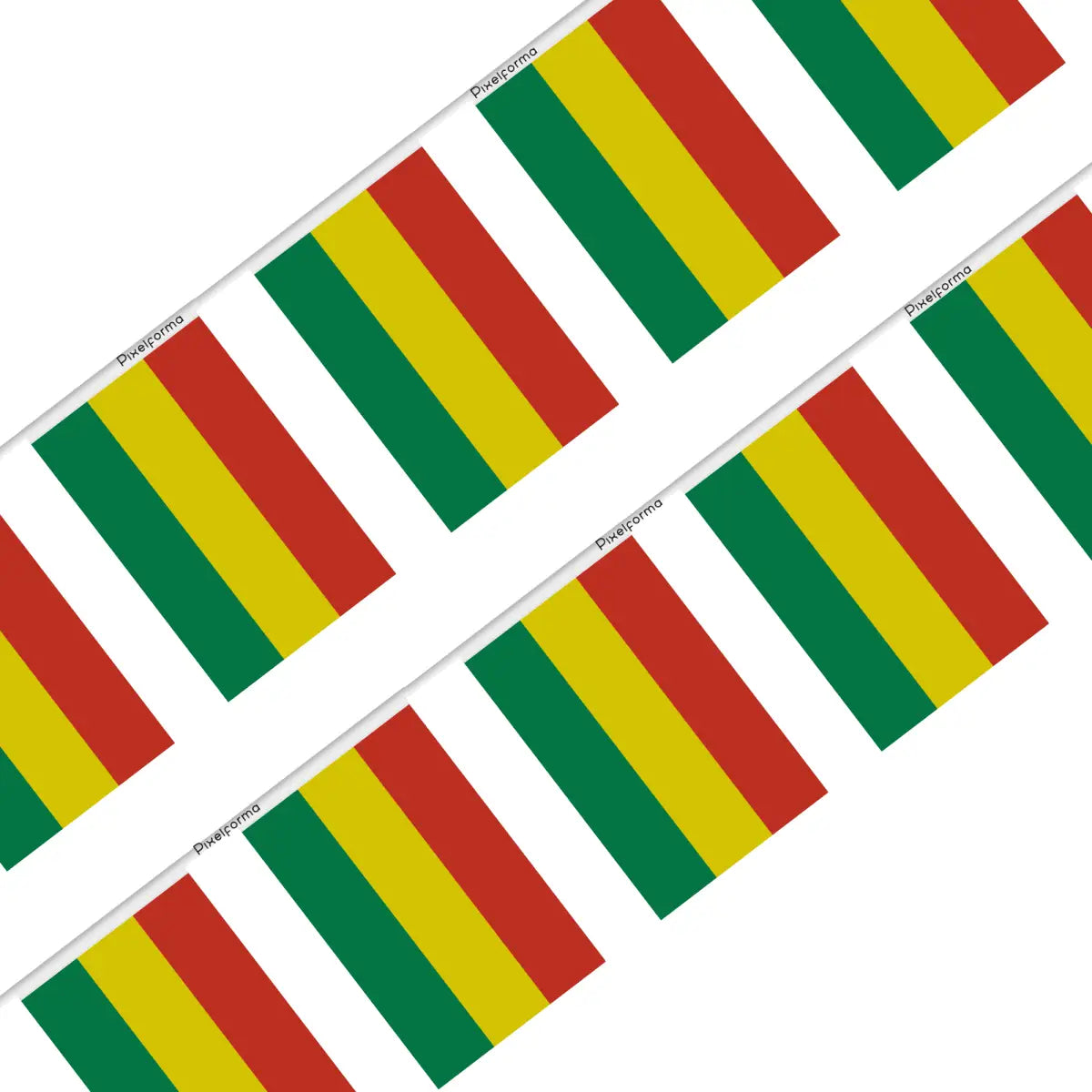 Guirlande Drapeau de Bolivie en Polyester - Pixelforma 