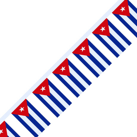 Guirlande Drapeau de Cuba en plusieurs tailles - Pixelforma