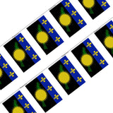 Guirlande drapeau de guadeloupe - pixelforma