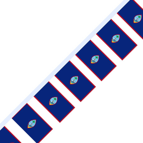 Guirlande Drapeau de Guam en plusieurs tailles - Pixelforma