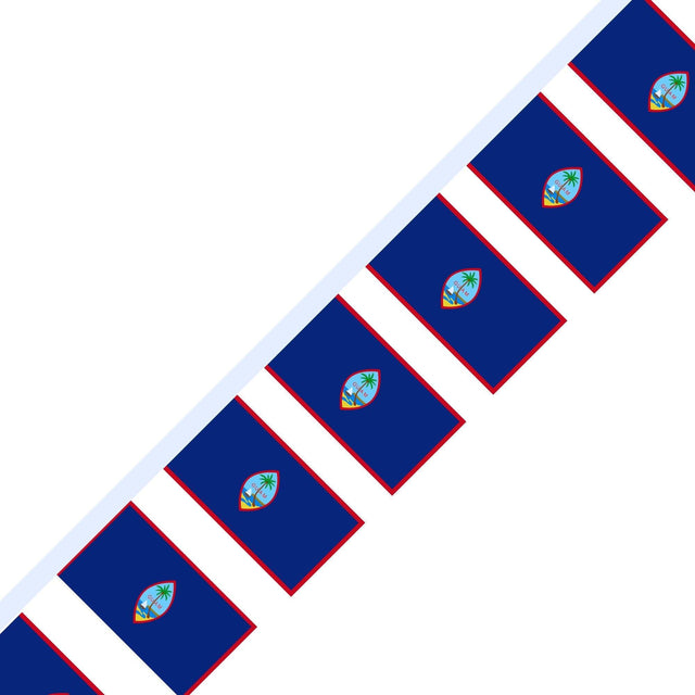 Guirlande Drapeau de Guam en plusieurs tailles - Pixelforma