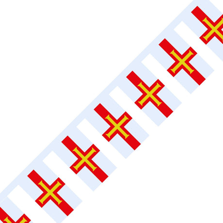 Guirlande Drapeau de Guernesey en plusieurs tailles - Pixelforma