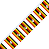 Guirlande Drapeau de l'Ouganda en plusieurs tailles - Pixelforma