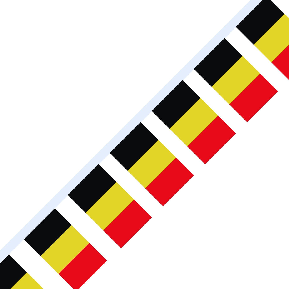 Guirlande Drapeau de la Belgique en plusieurs tailles - Pixelforma