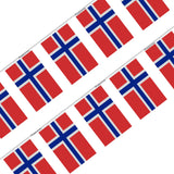 Guirlande drapeau de norvège - pixelforma