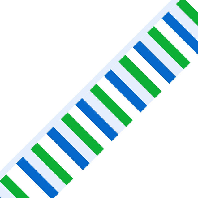 Guirlande Drapeau de Sierra Leone en plusieurs tailles - Pixelforma