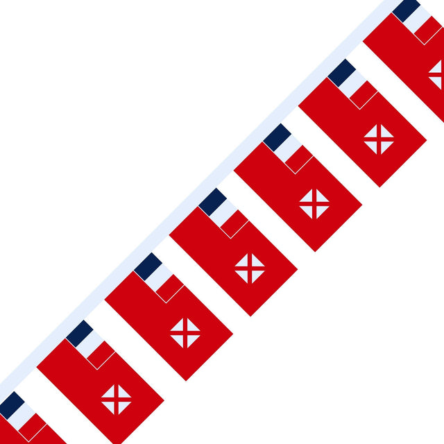 Guirlande Drapeau de Wallis-et-Futuna en plusieurs tailles - Pixelforma