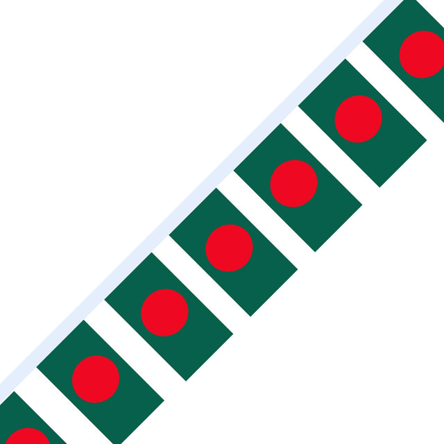 Guirlande Drapeau du Bangladesh en plusieurs tailles - Pixelforma