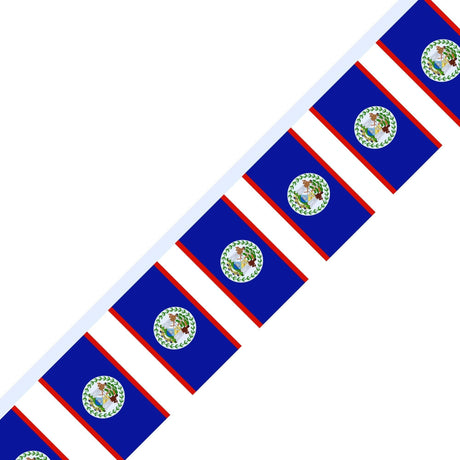 Guirlande Drapeau du Belize en plusieurs tailles - Pixelforma