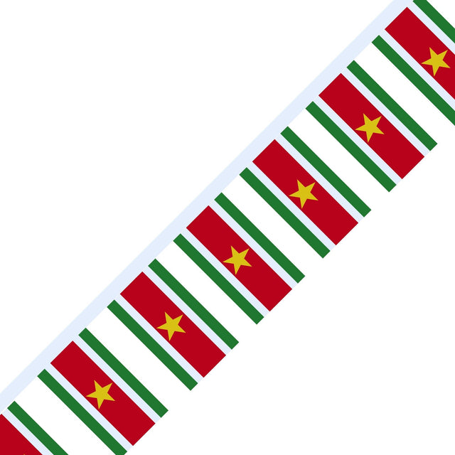 Guirlande Drapeau du Suriname en plusieurs tailles - Pixelforma