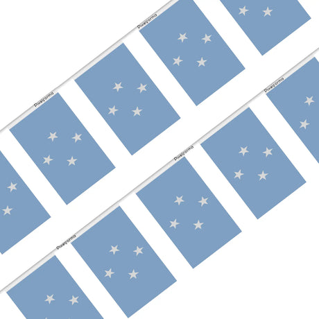 Guirlande drapeau états fédérés de micronésie - pixelforma