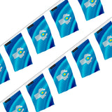Guirlande drapeau états indépendants polyester résistant