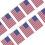 Guirlande drapeau états-unis en polyester - pixelforma