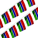 Guirlande drapeau gambie polyester à accrocher festive