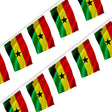 Guirlande drapeau ghana en polyester à suspendre événement