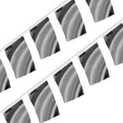 Guirlande drapeau gris foncé polyester à accrocher