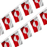 Guirlande drapeau groenland polyester à suspendre