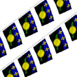 Guirlande drapeau guadeloupe polyester usage extérieur prolongé
