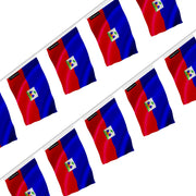 Guirlande drapeau haïti en polyester à accrocher