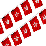 Guirlande drapeau hong kong polyester à suspendre