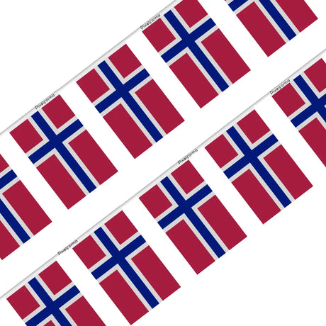 Guirlande drapeau île bouvet - pixelforma
