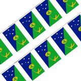 Guirlande drapeau île christmas - pixelforma