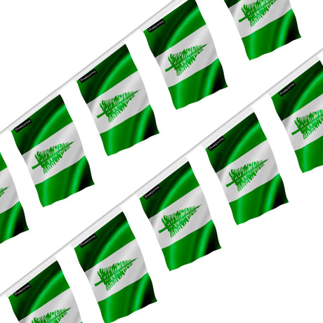 Guirlande drapeau île norfolk polyester à suspendre