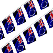 Guirlande drapeau îles cook en polyester à accrocher