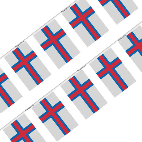 Guirlande drapeau îles féroé - pixelforma