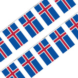 Guirlande Drapeau Islande en Polyester - Pixelforma 