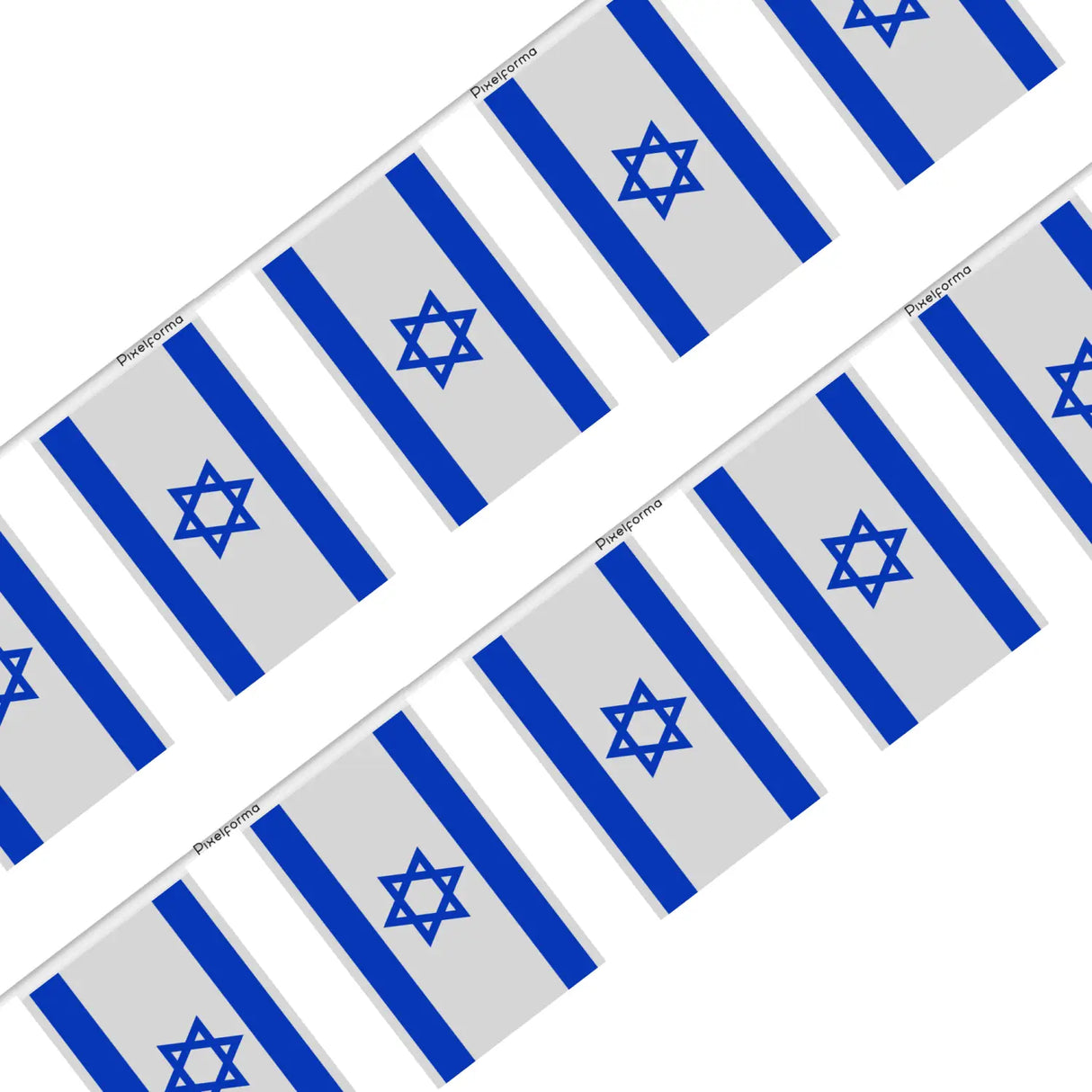 Guirlande drapeau israël - pixelforma