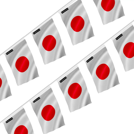 Guirlande drapeau japon polyester à accrocher décoration
