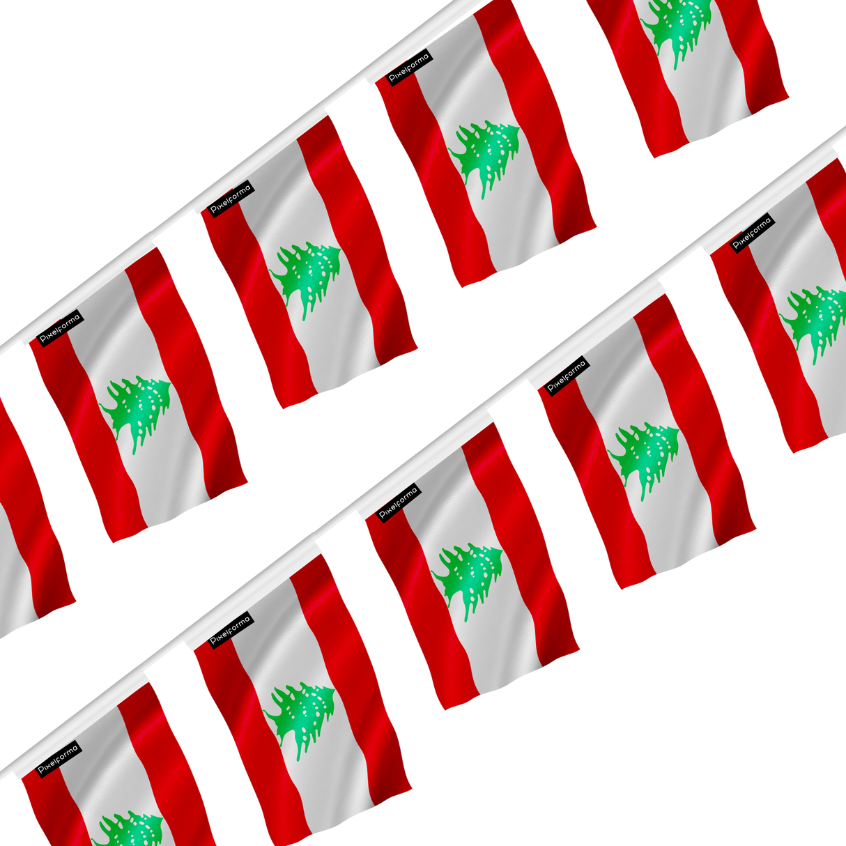 Guirlande drapeau liban - pixelforma