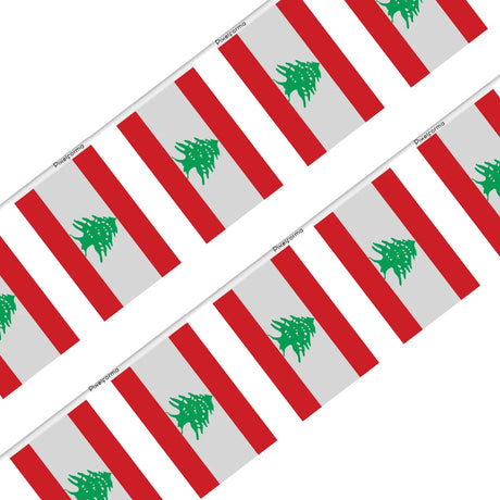 Guirlande drapeau liban - pixelforma