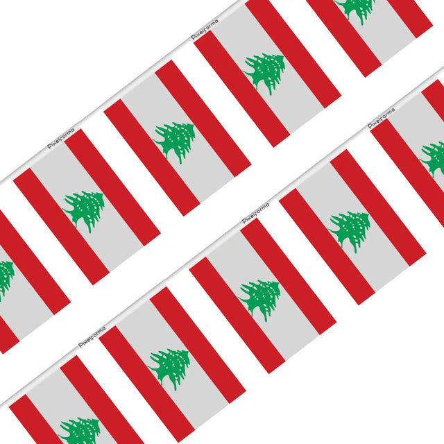 Guirlande drapeau liban - pixelforma
