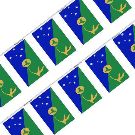 Guirlande drapeau l’île christmas - pixelforma